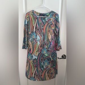 Tommy Hilfiger women’s size 8 Colorful Paisley Print Dress